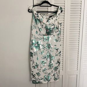 Eci off the shoulder cocktail dress
